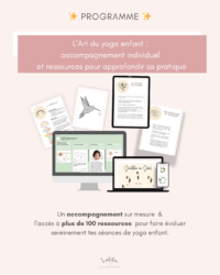 L'Art du yoga enfant : accompagnement individuel et ressources pour approfondir sa pratique