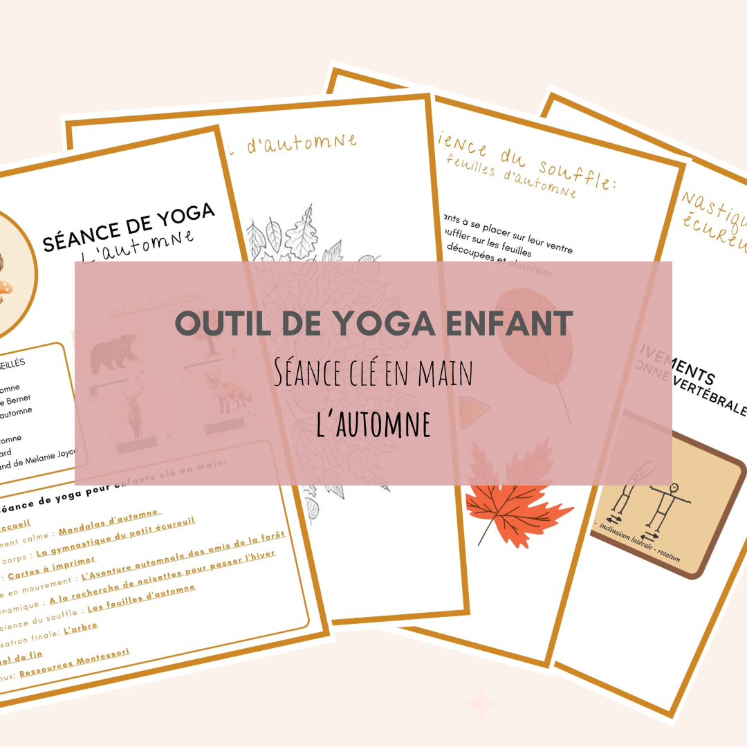 Séance de yoga clé en main "L'Automne & les animaux de la forêt"