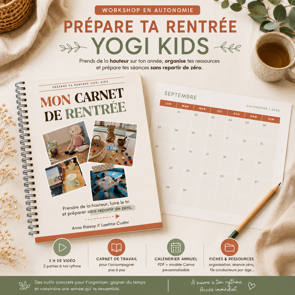 Prépare ta rentrée Yogi Kids — Workshop en autonomie